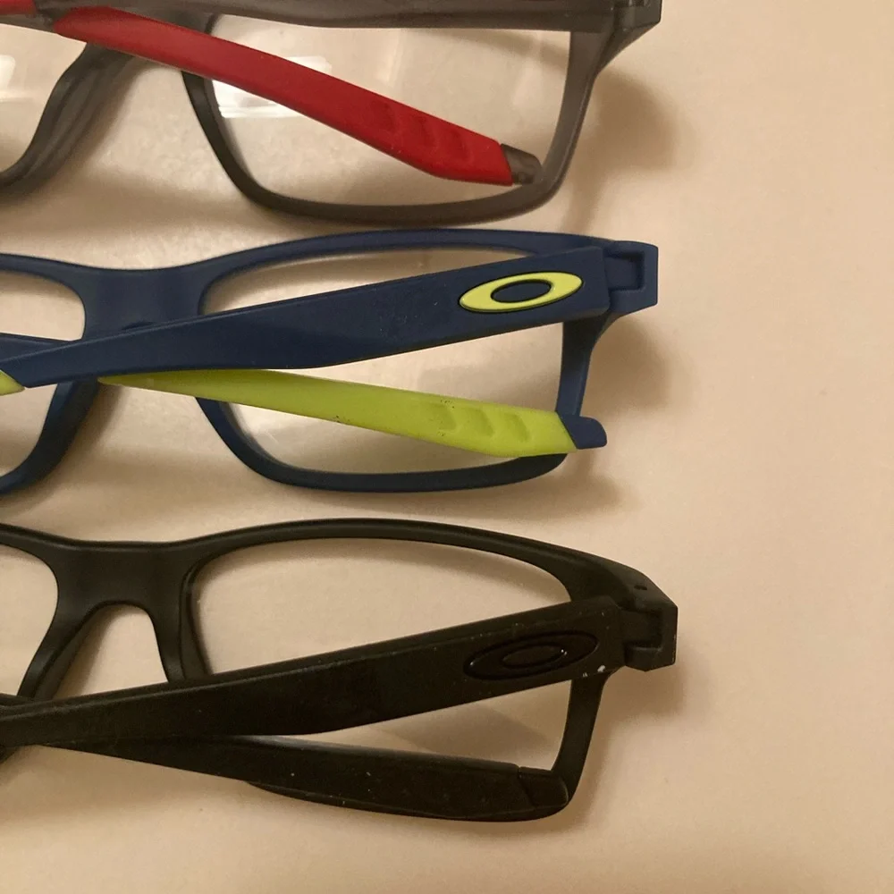 Oakley Crosslink XS Eyeglass Frames - Black, Blue, Gray